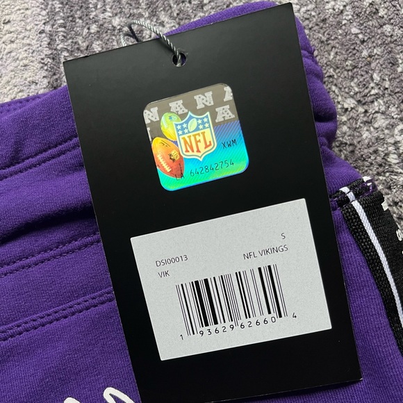 Women's DKNY Sport Purple Minnesota Vikings Brooke Jogger Pants - Picture 3 of 4